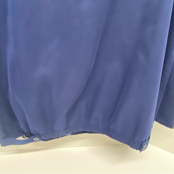 K T Golf Kenneth Tool Long Sleeve Large Jacket Embroidered Blue w/Frogs playing - Picture 11 of 13